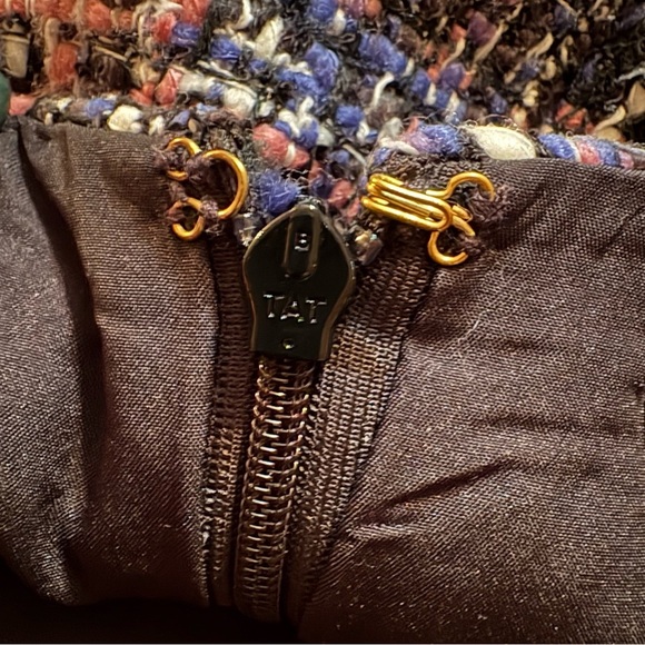 LOFT Multi-Color Mini Pencil Skirt - Picture 8 of 11